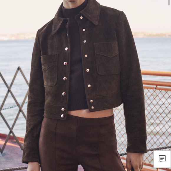 Mango real suede jacket - Picture 1 of 3